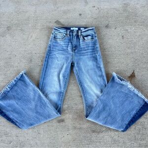Kancan Ultra High Rise Super Flare Jeans Size 24